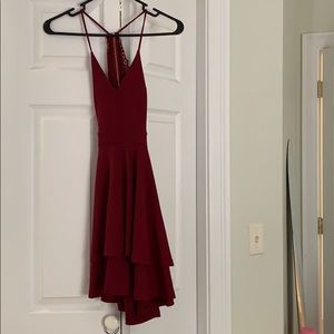 Maroon Windsor Dress